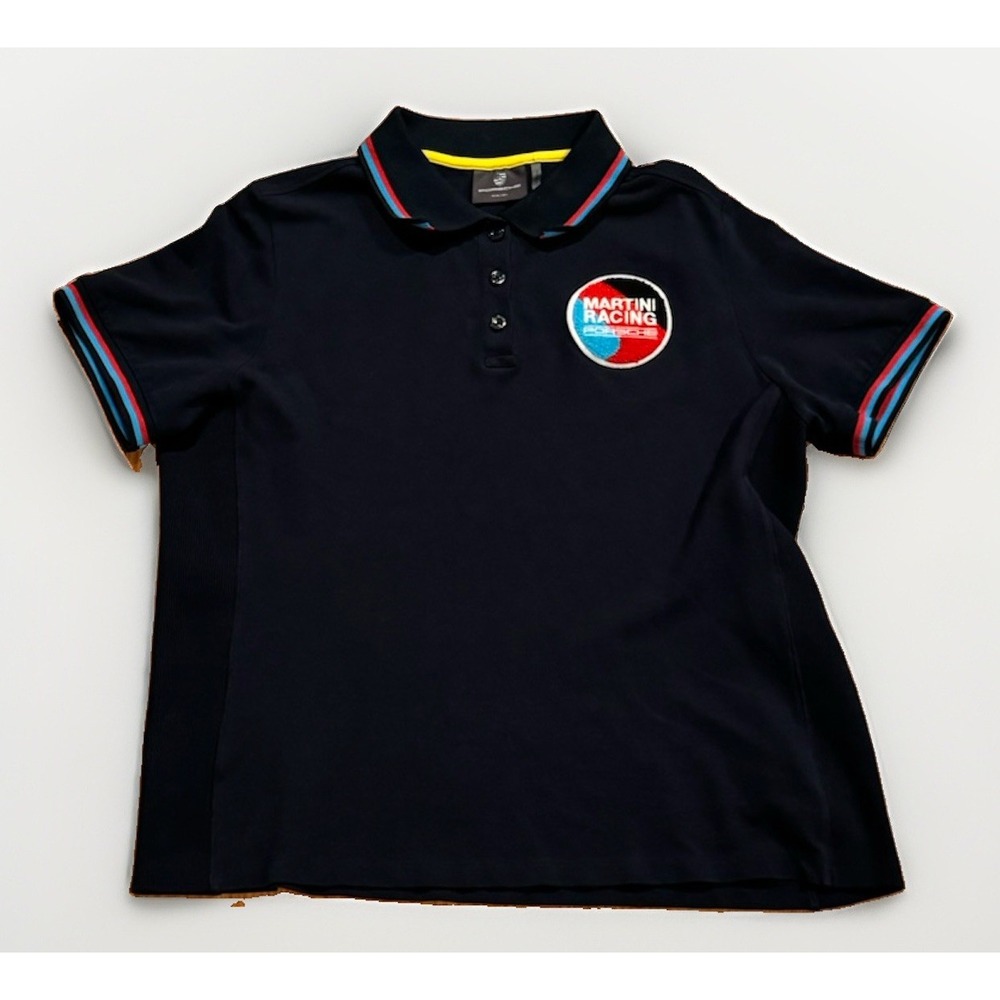 Porsche MARTINI RACING Collection Womens Polo Shirt L 911 917 Rare
